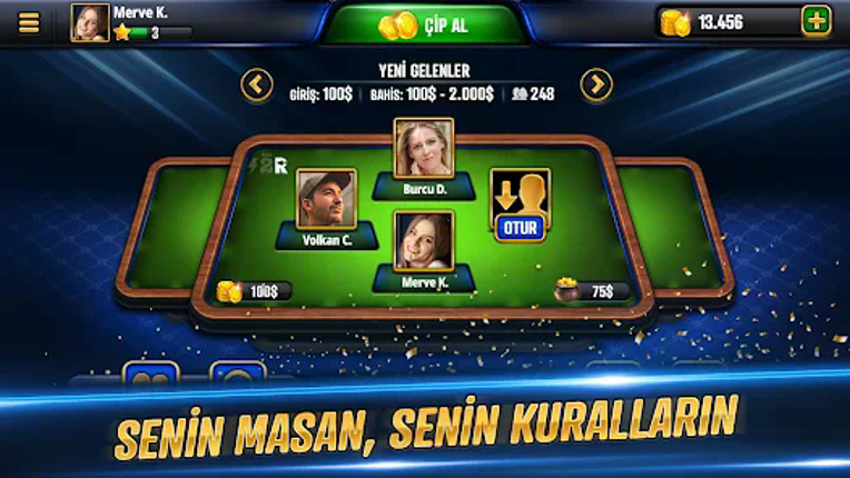 Tekel Okey screenshot