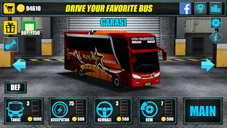 Telolet Bus Driving 3D screenshot