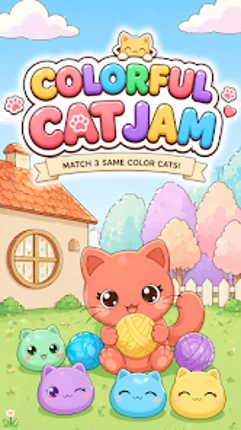 Colorful Cat Jam Image