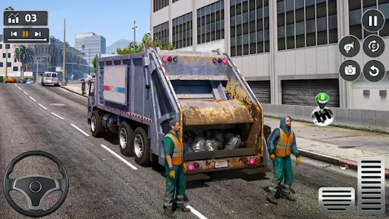 City Garbage Trash Truck Game screenshot