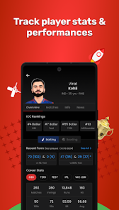 CricRocket : Cricket Live Line screenshot