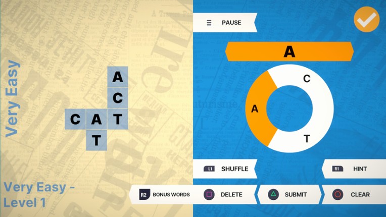 Wheel of Words: Crossword Image