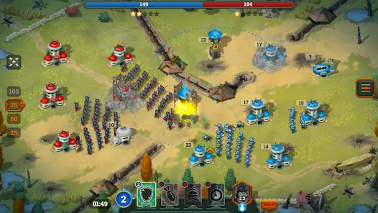 Bunker Wars: WW1 RTS Game screenshot