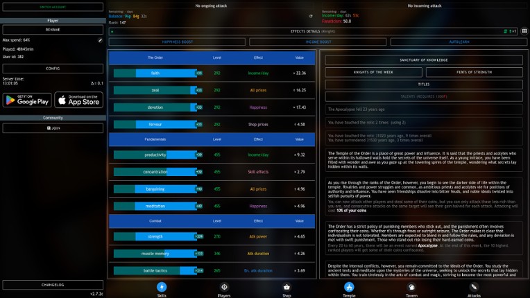 Progress Knight: Multiplayer screenshot