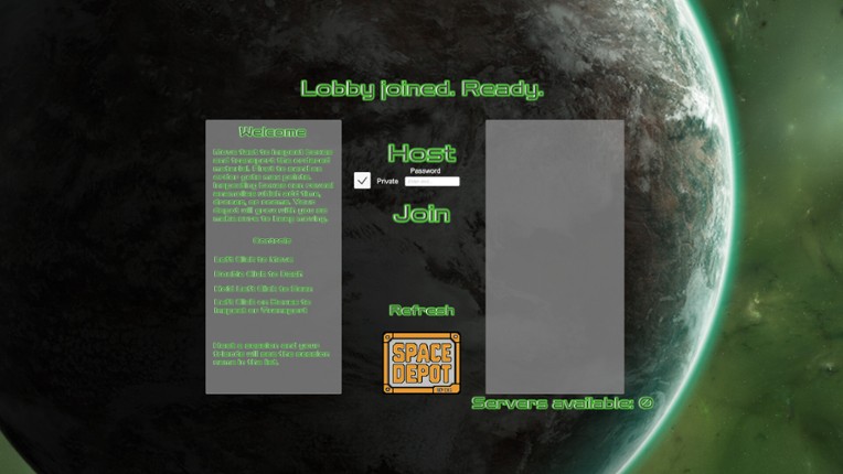 Space Depot screenshot