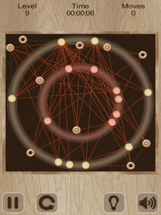 Untangle. Rings and Lines screenshot