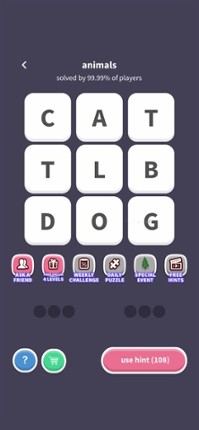 WordWhizzle Search screenshot