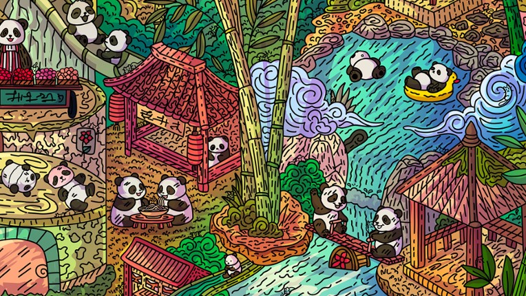 100 Panda Cats Image