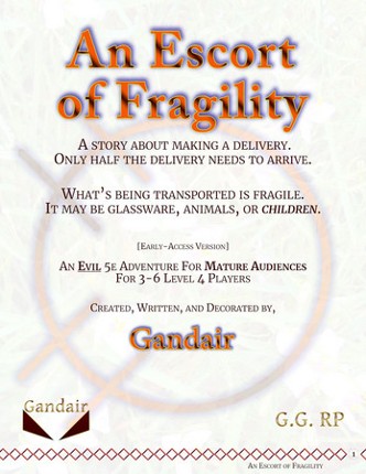 An Escort of Fragility Image