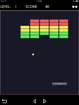 Breaking the Bricks screenshot