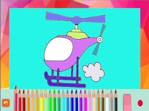 Cars and Transportation Coloring book for kids Image