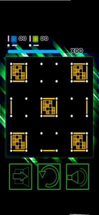 Dots and boxes neon timbiriche screenshot