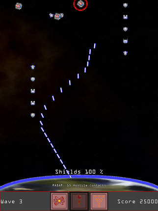Earth Defense Missile Command screenshot