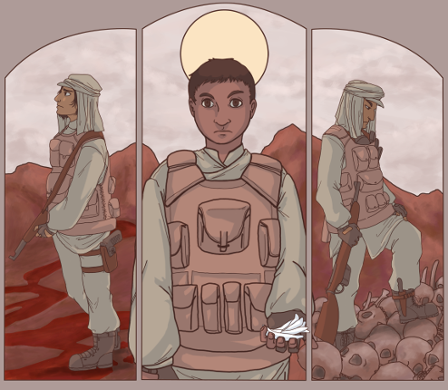 Flowers Grow in Desolate Places Image