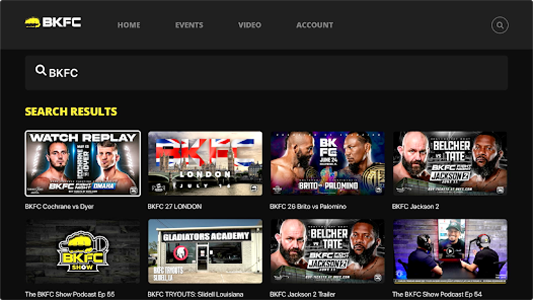 Bare Knuckle BKFC screenshot