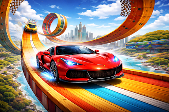 City Sports Car Racing Stunts screenshot
