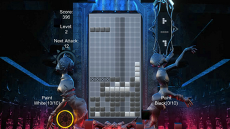 BW Tetris screenshot