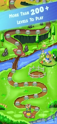 Happy Fruit Bunny Match 3 Game screenshot