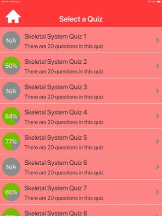 Human Skeletal System Trivia screenshot