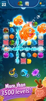 Mermaid match 3. Solve puzzle! screenshot