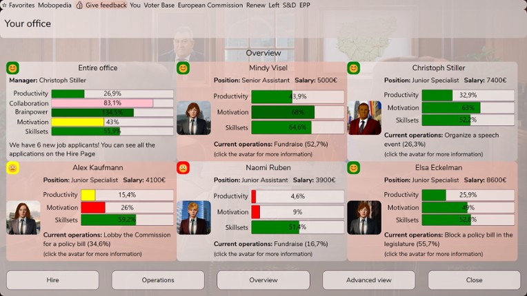 Mobocratic Union screenshot