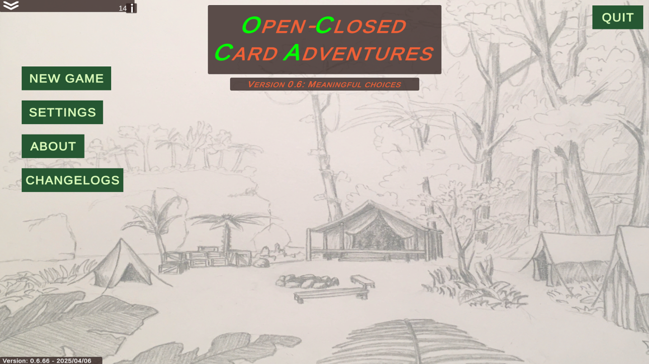 Games like OCCA: Open-Closed Card Adventures