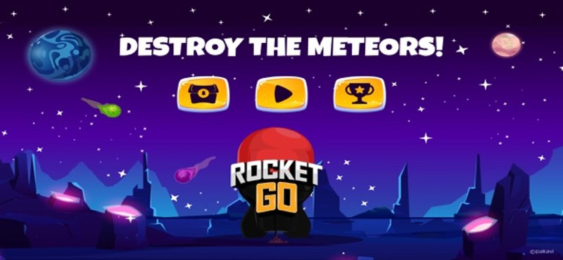 Rocket Go Destroy the Meteors screenshot