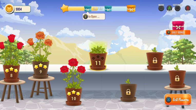 Solitaire TriPeaks Flowers Image