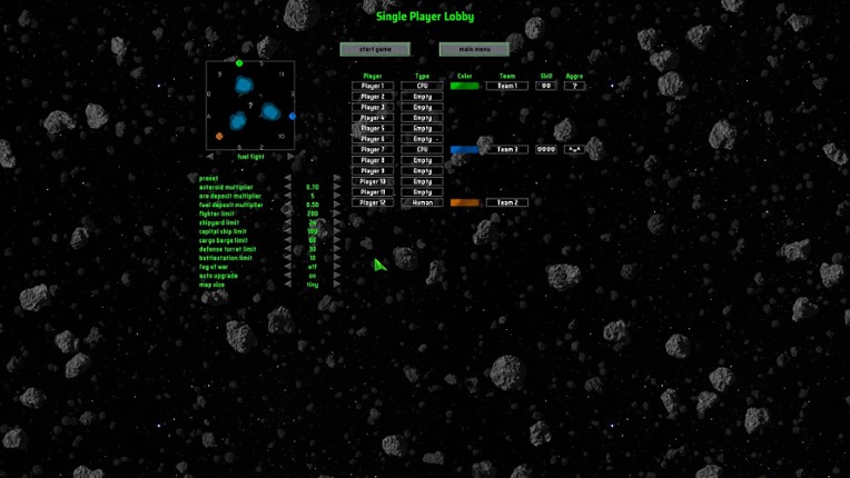Zeta Leporis RTS screenshot