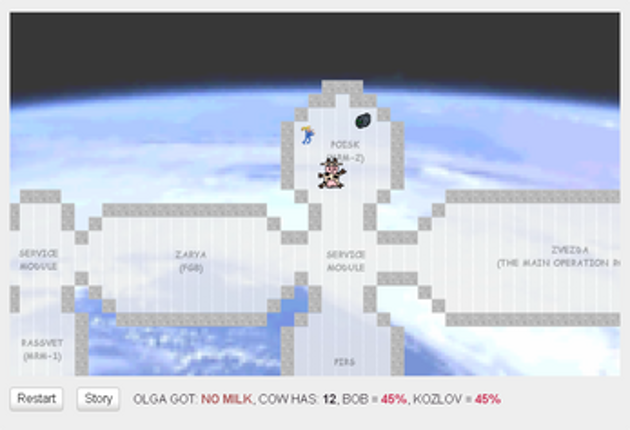 A Milkmaid At The ISS screenshot