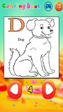 Alphabet Learning Coloring Game For Preschool screenshot