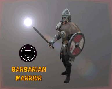 Games like Barbarian Warrior Low-poly 3D model