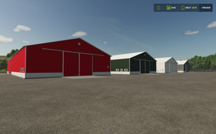 FS25 81x180 Cold Storage Shed screenshot