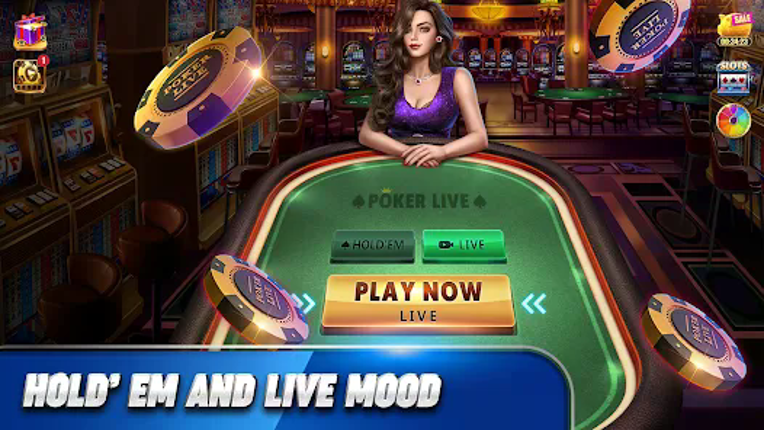 Poker Live: Texas Holdem Game Image