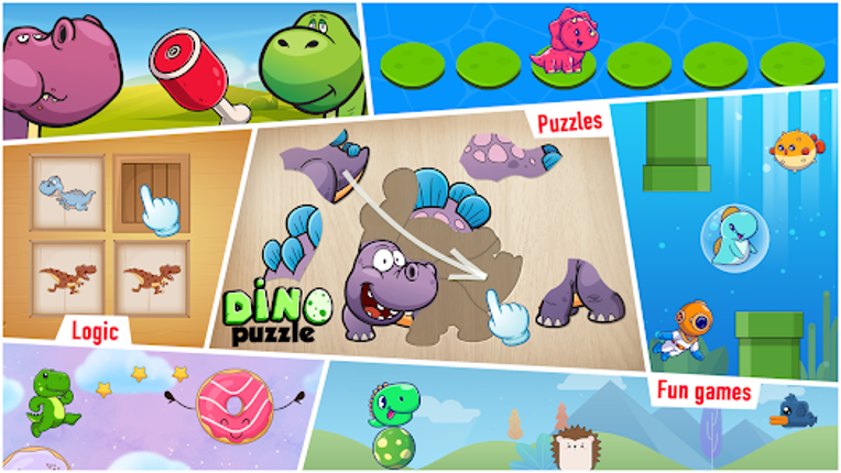 Kids puzzle - Dinosaur games screenshot