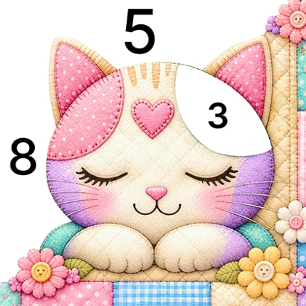 Quilt Color By Number Book Image