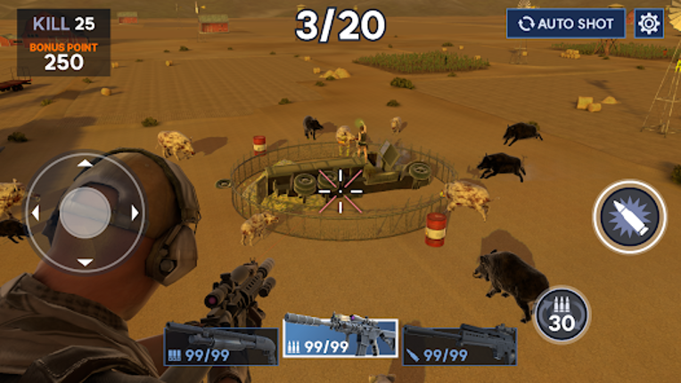 Heli Hog Hunt - Sniper Game Image
