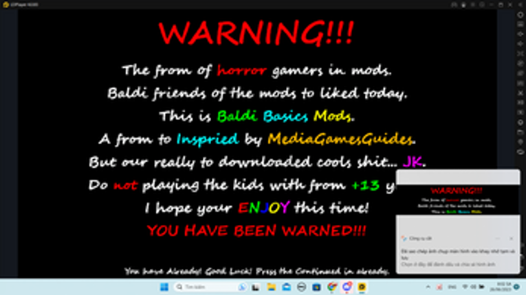 New Baldi's Basics And Friends Modder Android screenshot