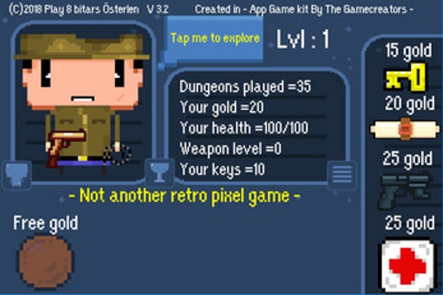 Not another retro pixel game Image