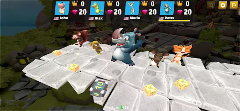 24 Fun party minigames online screenshot