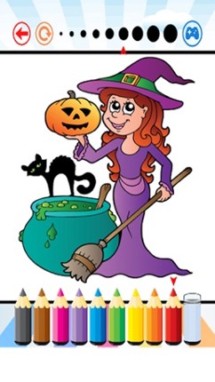 Halloween Coloring Book - Activities for Kids screenshot
