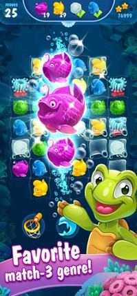 Mermaid match 3. Solve puzzle! screenshot