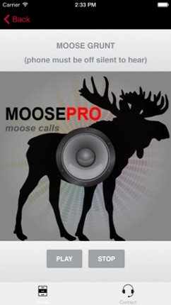 Moose Hunting Calls - With Bluetooth - Ad Free Image