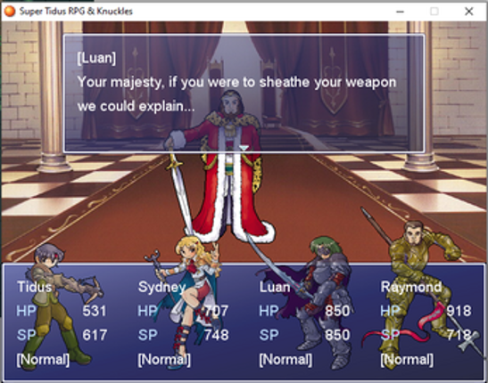 Super Tidus RPG & Knuckles screenshot
