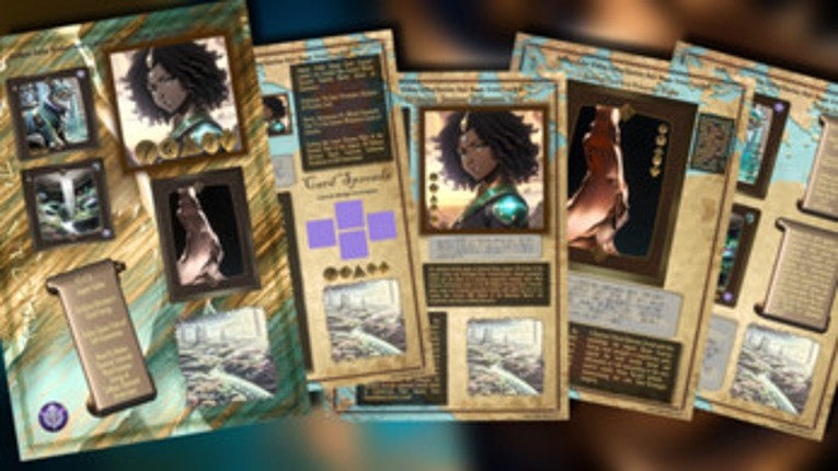 ZenDana Zodiac Wisdom Cards of Intuition Primordial Grimoires: Major Zodiac Queenz Arcana Card Deck Guidebook Vol. 1 Image