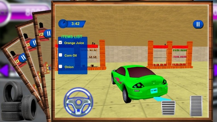 Car Drive Thru Supermarket – 3D Driving Simulator screenshot