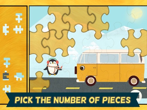 Car Games for Kids: Fun Cartoon Jigsaw Puzzles HD screenshot