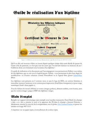 Des diplômes pour les nouveaux MJ Image