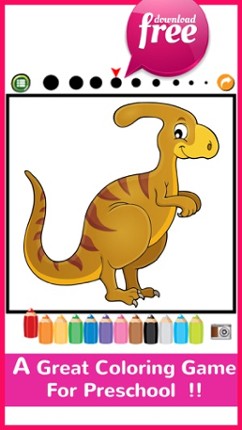 DinoArt Dinosaurs Coloring Book For Kids &amp; Toddler screenshot