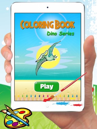 Dinosaur Coloring Book - Dino Baby Drawing for Kids Games screenshot